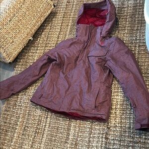The North Face Helata Triclimate Jacket Women's Burgundy Red Size Large NO HOOD